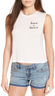 Daydreamer &Love It or Leave It& Graphic Tank