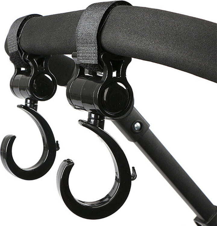 NONE 2PCS Pram Hook Baby Stroller Accessories Shopping Prop Multi Purpose Baby Stroller Hook Multi Purpose Shopping Pram Hook