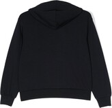 Thumbnail for your product : Tommy Hilfiger Junior Logo-Print Cotton Hoodie