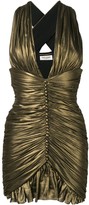 Thumbnail for your product : Saint Laurent Gathered dress in crepe chiffon