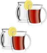 Thumbnail for your product : JoyJolt Caleo Double Wall Insulated Tea Glasses, Set of 4