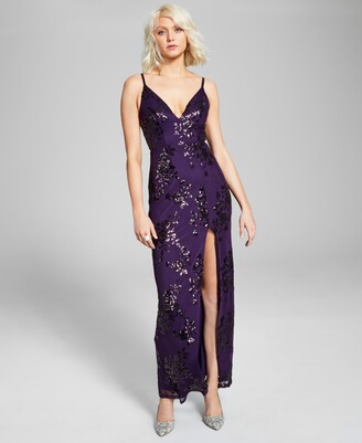 macys plum dresses