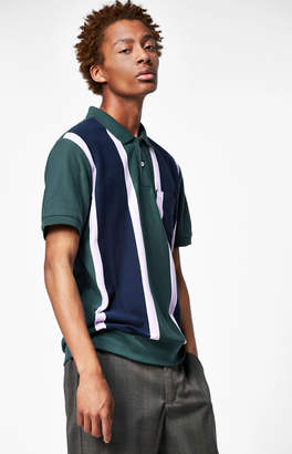 Obey Watermark Striped Polo Shirt
