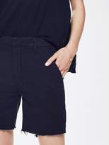 Thumbnail for your product : Mother The Bermuda Prep Snippet Fray Short - So Far Gone Navy