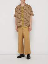 Thumbnail for your product : SASQUATCHfabrix. Old Nanpou Notch Collar Shirt - Mens - Brown Multi