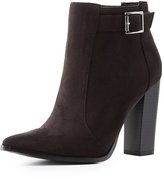 Thumbnail for your product : Charlotte Russe Pointed Toe Ankle Booties