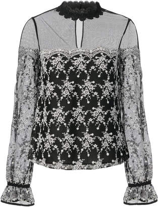 Intermix Amira Embroidered Blouse