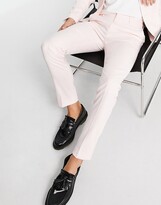Thumbnail for your product : Topman skinny suit pants in pink