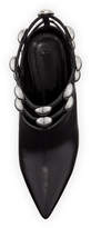 Thumbnail for your product : Alexander Wang Tina Leather Studded Grid Cage Booties
