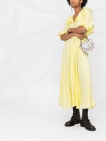 Thumbnail for your product : Rotate by Birger Christensen Spread-Collar Midi Dress
