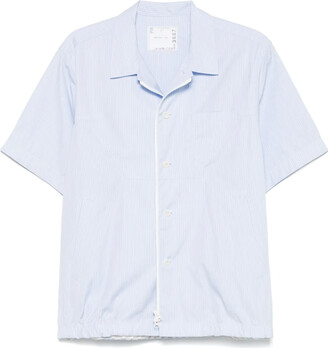 Sacai Check-Print Layered Shirt - ShopStyle