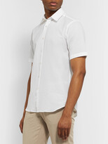 Thumbnail for your product : Canali Slim-Fit Cotton-Seersucker Shirt