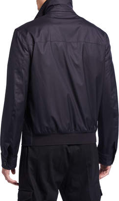 Ermenegildo Zegna Men's Traveler Zip-Front Jacket