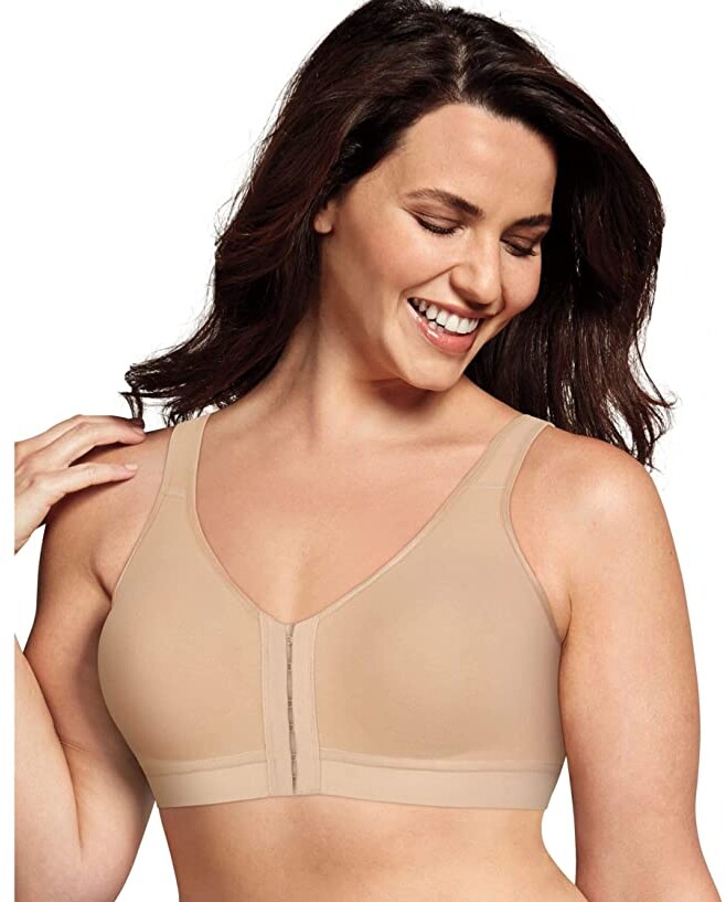Playtex Women's 18 Hour Easy On, Easy Off Front Back Close Post Surgery Bra  US400C - ShopStyle