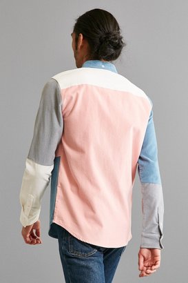 Lazy Oaf Patchwork Corduroy Button-Down Shirt