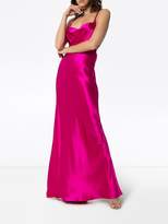 Thumbnail for your product : Galvan whiteley open-back silk dress