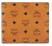 MCM Small Bi-Fold Canvas & Leather Wallet