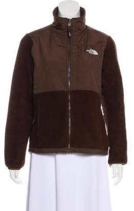The North Face Mock Neck Zip-Up Jacket brown Mock Neck Zip-Up Jacket