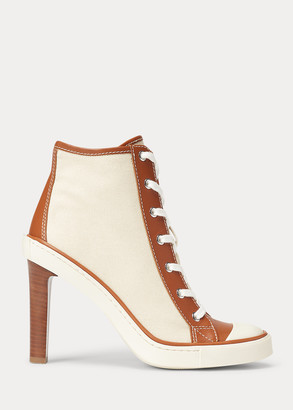 ralph lauren women's canvas shoes