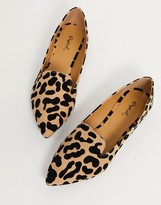 Thumbnail for your product : Qupid flat shoes in leopard