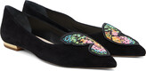 Thumbnail for your product : Sophia Webster Black Butterfly Ballerina Flats