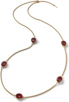Thumbnail for your product : Baccarat Gold Vermeil Croisé Red Long Necklace