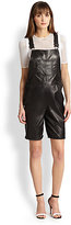 Thumbnail for your product : Milly Leather Shortalls