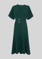 Thumbnail for your product : Textured Belted Midi Dress