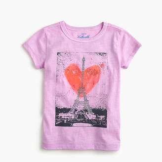 J.Crew Girls' Eiffel Tower heart T-shirt