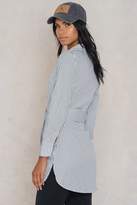 Thumbnail for your product : Glamorous Tie Front Shirt Grey White Stripe