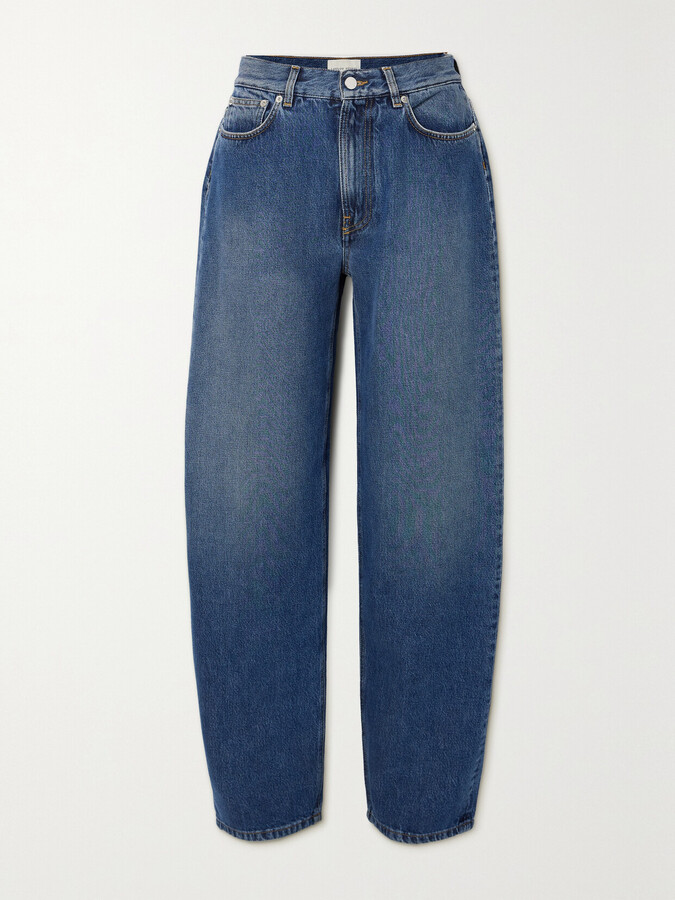 Loulou de Saison - Samur High-rise Straight-leg Organic Jeans - Blue