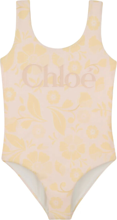 Chloé Children Floral Print Swimsuit