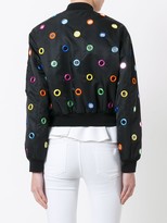Thumbnail for your product : Moschino mirror embroidered bomber jacket