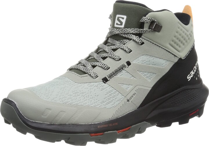 Salomon OUTPULSE MID Gore-TEX Hiking Boots for Men Climbing Shoe ...