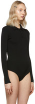 Thumbnail for your product : SHUSHU/TONG Black Knit Polo Bodysuit