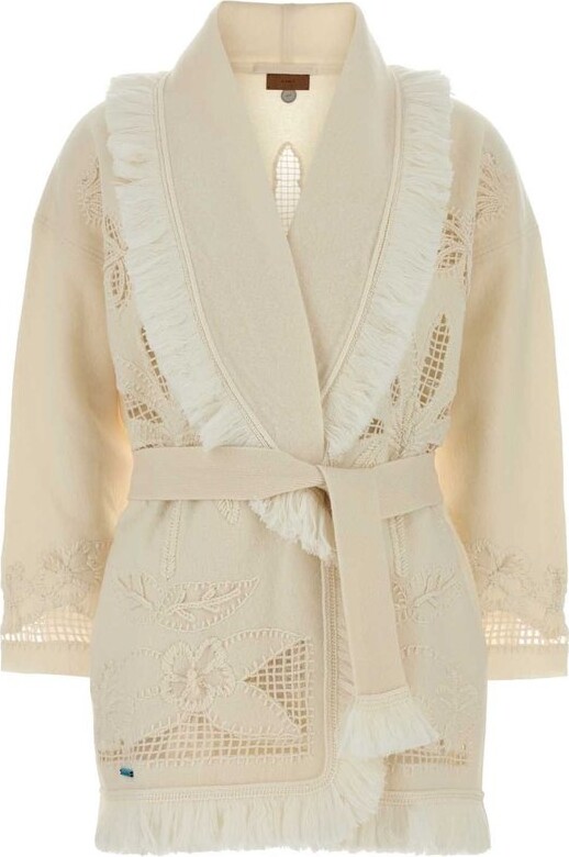 Alanui Islands Diary Belted Cardigan