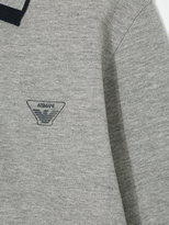 Thumbnail for your product : Armani Junior logo printed polo shirt