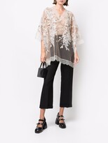 Thumbnail for your product : Antonio Marras lace-detail V-neck top