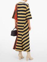 Thumbnail for your product : Loewe Striped Cotton Rugby Shirtdress - Red Multi