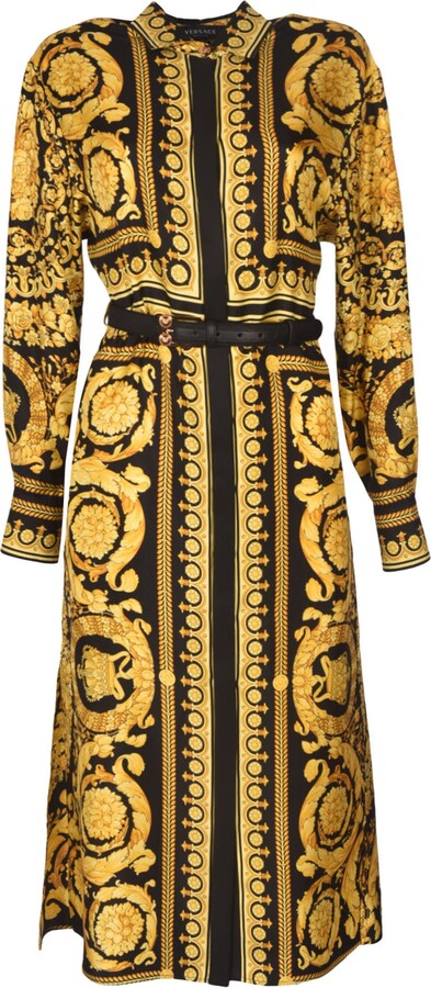 Versace Women's Gold Dresses with Cash Back | ShopStyle