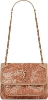 Thumbnail for your product : Saint Laurent Niki Baby Chain Bag in Velvet and Leather
