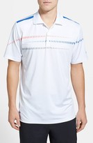 Thumbnail for your product : adidas Modern Fit CLIMACOOL® Print Polo