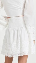 Thumbnail for your product : ENGLISH FACTORY Smocked Waist Skirt