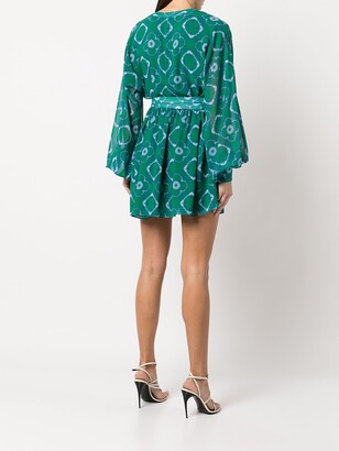 Alexis Luss geometric-print mini dress