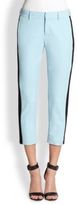 Thumbnail for your product : MSGM Cropped Straight-Leg Pants