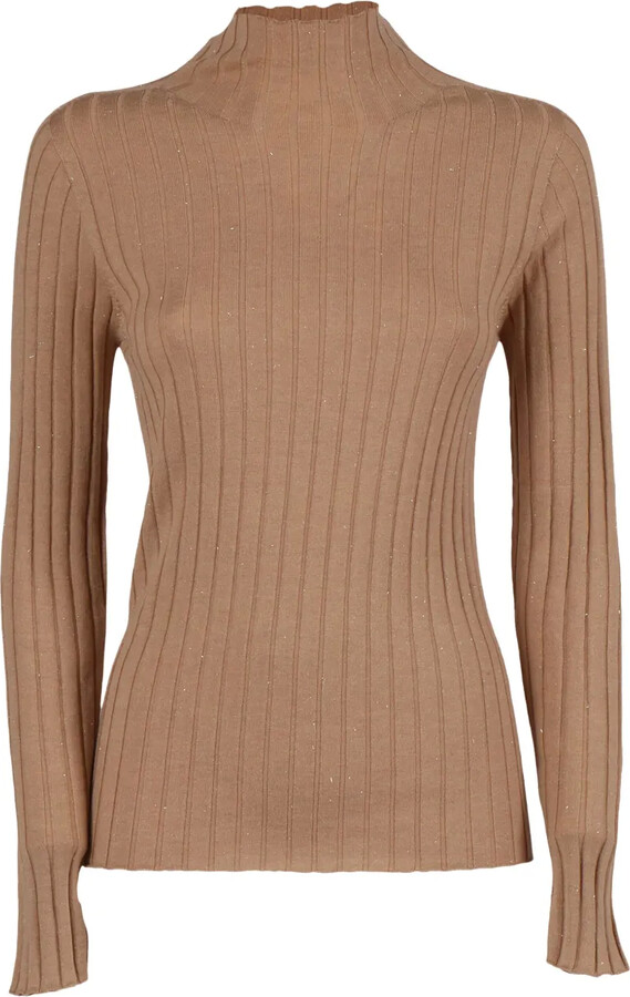 Ribbed Knitted Sweater