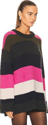 KHAITE Jade Sweater in Black,Pink - ShopStyle