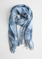 Thumbnail for your product : And other stories Checked Wool Scarf