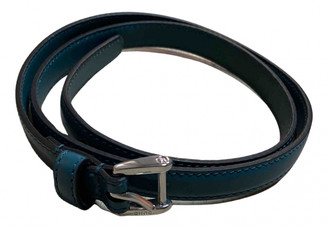 Gucci Navy Leather Belts