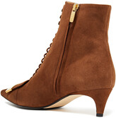 Thumbnail for your product : Sergio Rossi Embellished Lace-up Suede Ankle Boots